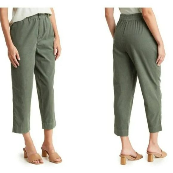 Madewell Pants - NWOT Madewell Huston Crop Tapered Pant in Simply Sage Large